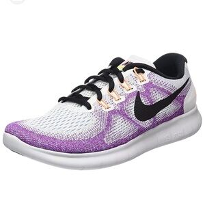 Nike Free RN - Purple/White/Black - Size 7.5